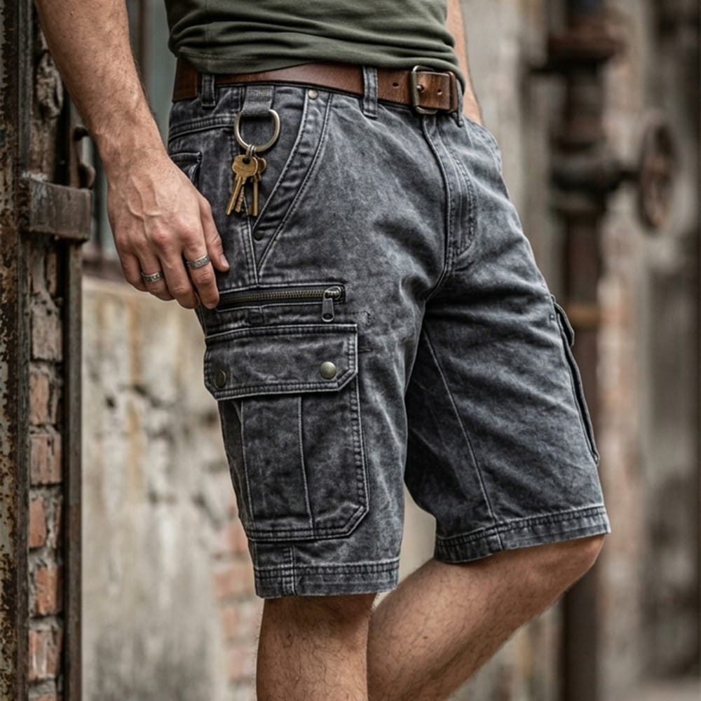CARGO COTTON SHORTS FOR MEN