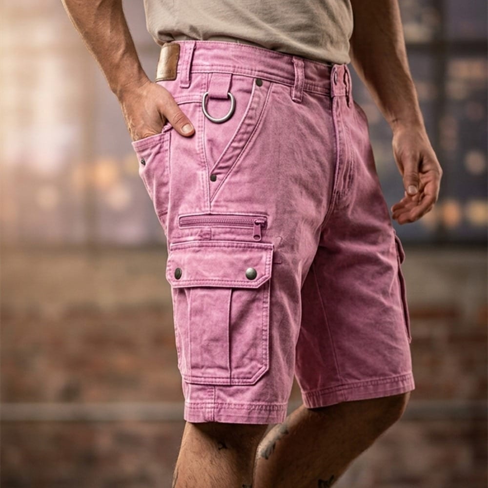 CARGO COTTON SHORTS FOR MEN