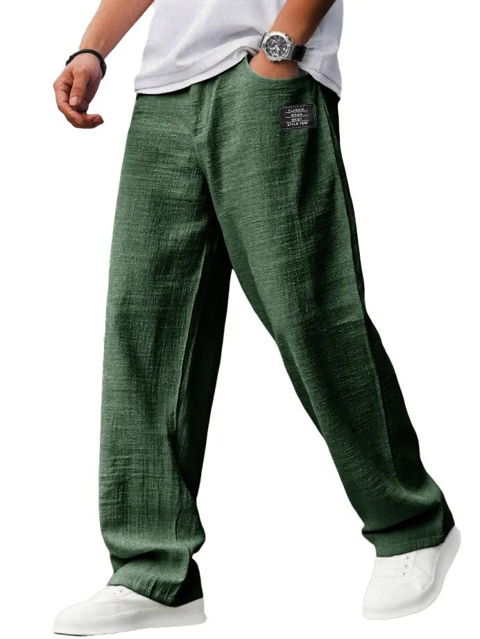 STRAIGHT LEG TROUSERS FOR MEN