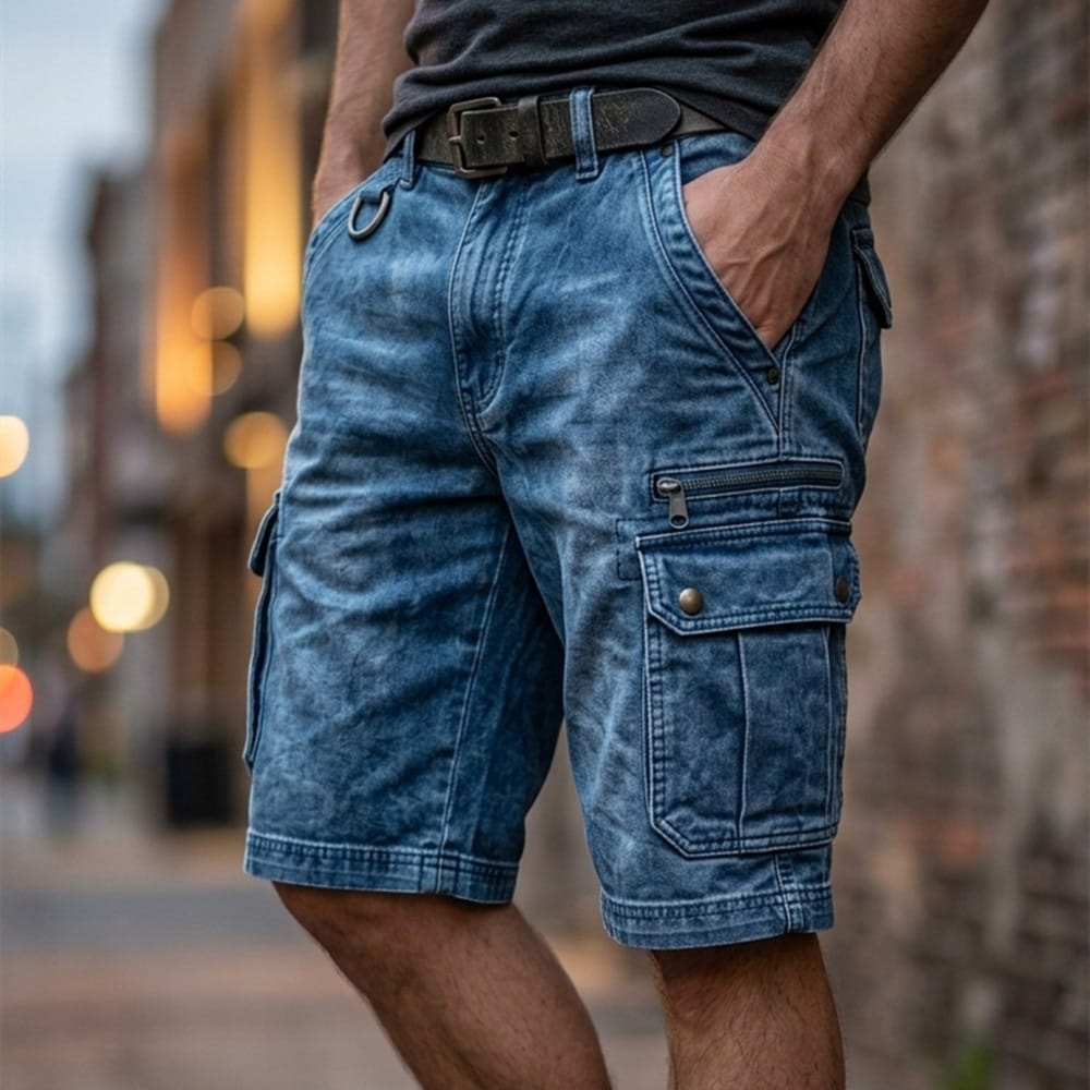 CARGO COTTON SHORTS FOR MEN