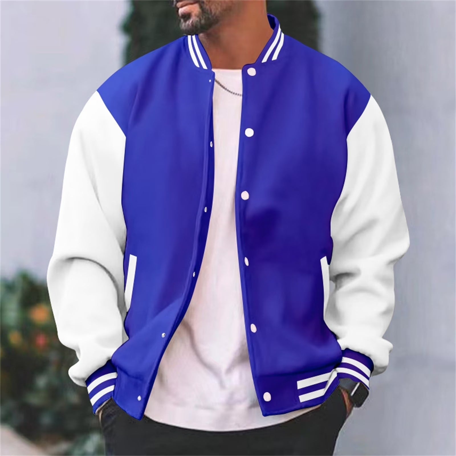 VARSITY BOMBER JACKET FOR MEN