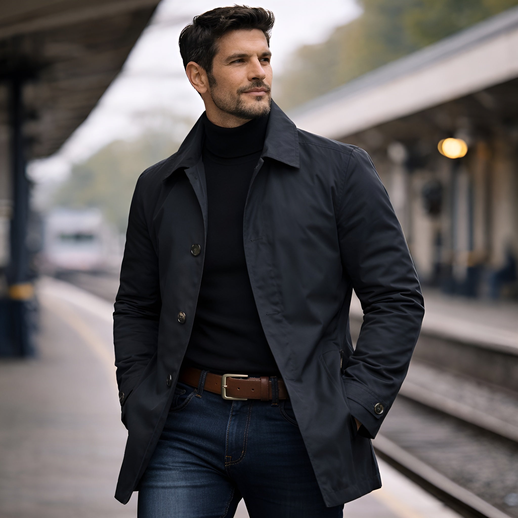 STRUCTURED COAT FOR MEN