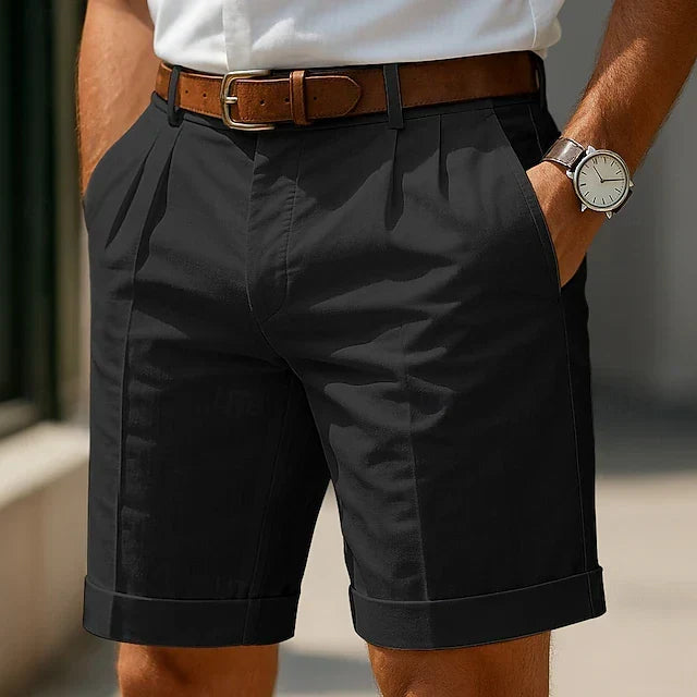PLEATED SHORTS FOR MEN
