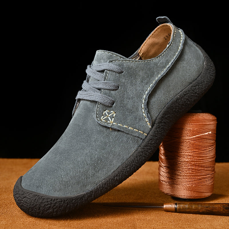LACE-UP SUEDE SHOES FOR MEN