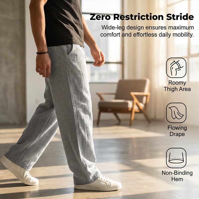 STRAIGHT LEG TROUSERS FOR MEN