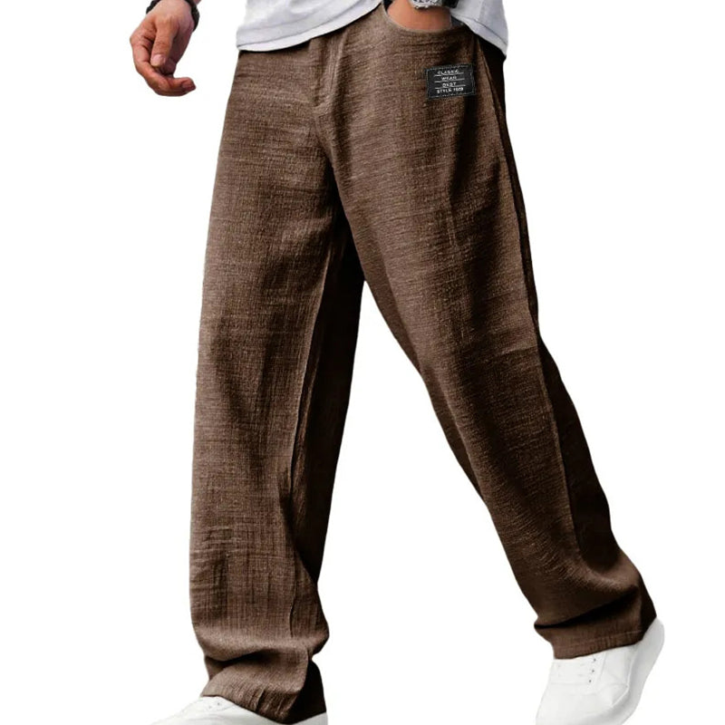 STRAIGHT LEG TROUSERS FOR MEN