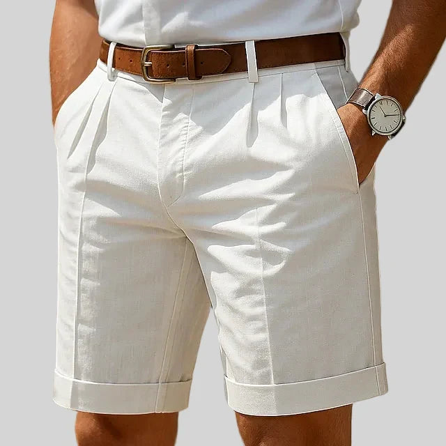 PLEATED SHORTS FOR MEN