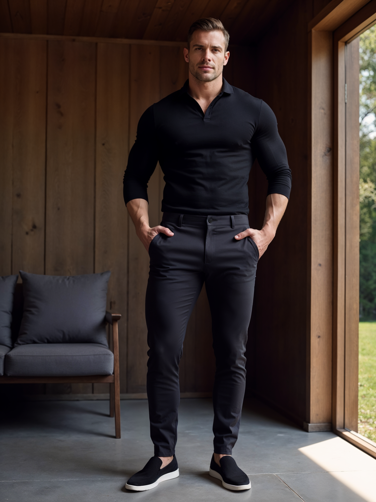 STRETCH TROUSERS FOR MEN