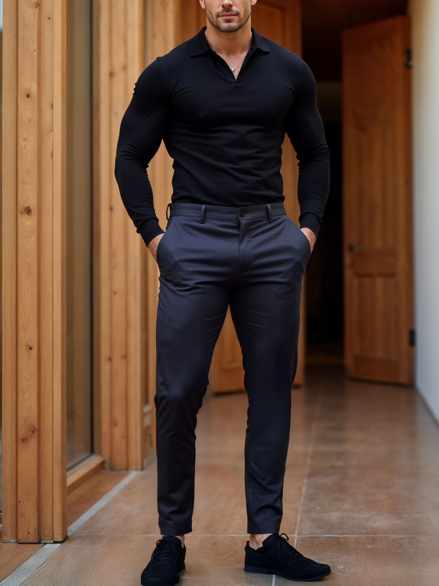 STRETCH TROUSERS FOR MEN