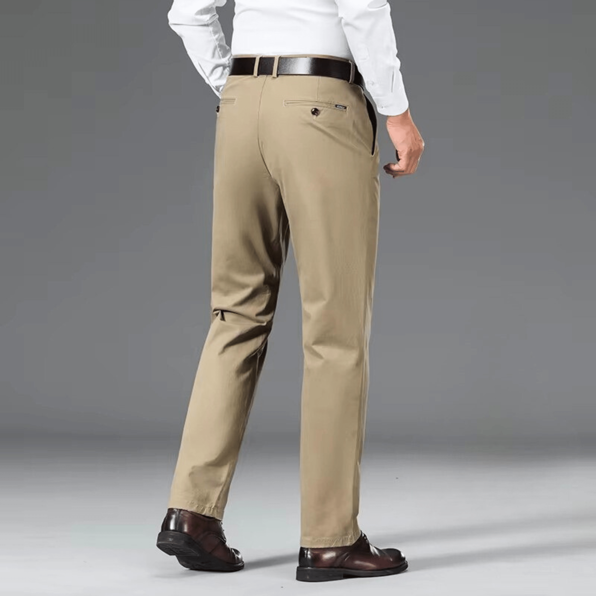 STRAIGHT WINTER TROUSERS FOR MEN