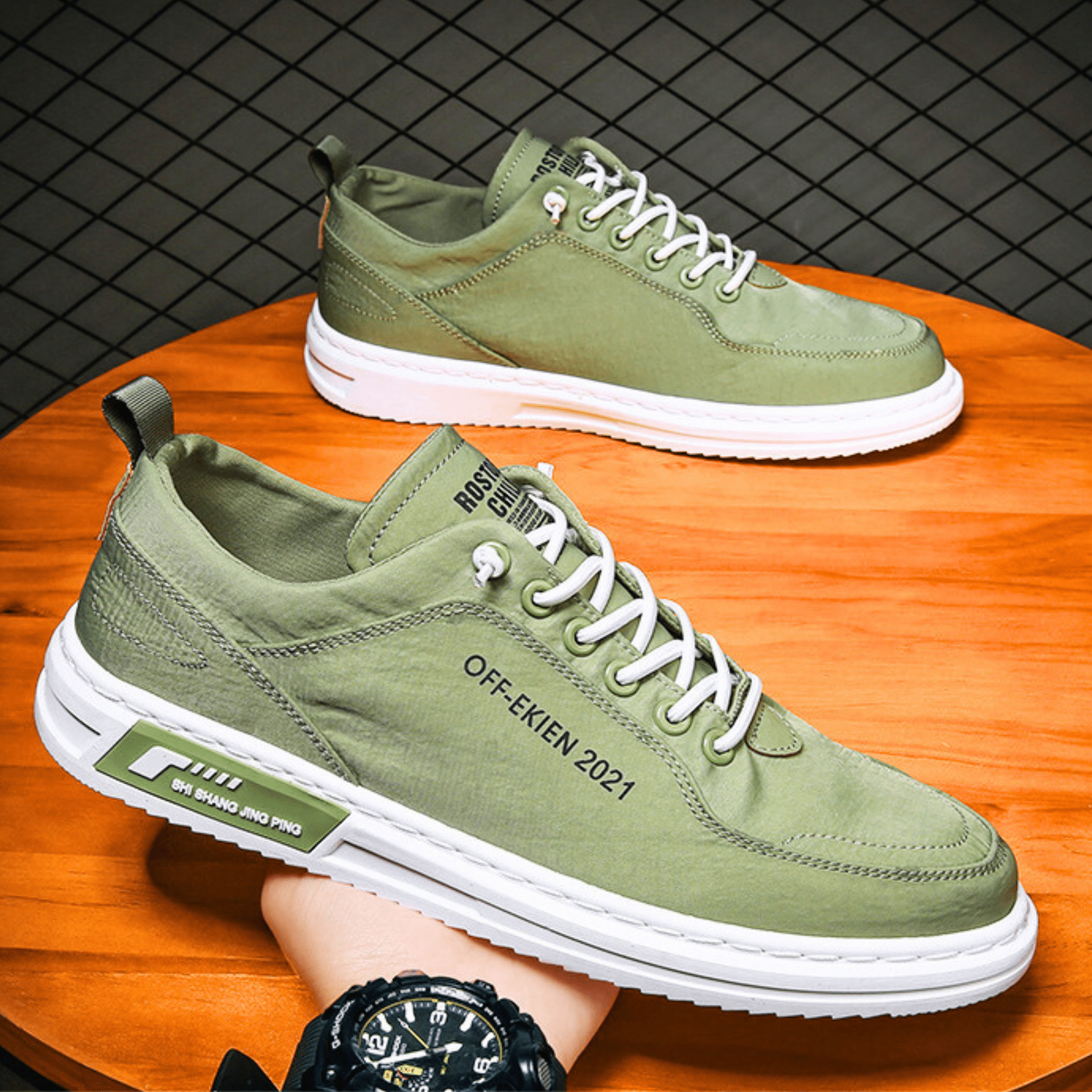 STRUCTURED SNEAKERS FOR MEN