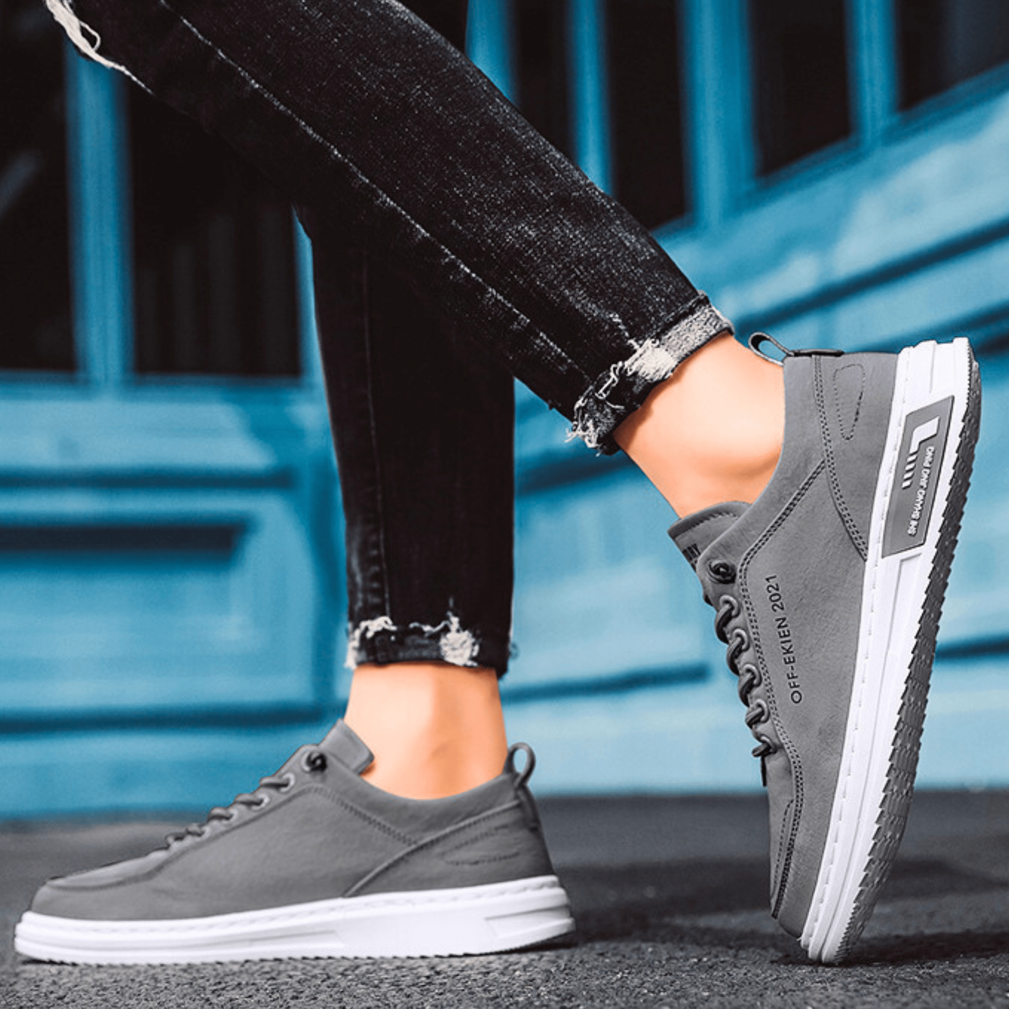 STRUCTURED SNEAKERS FOR MEN