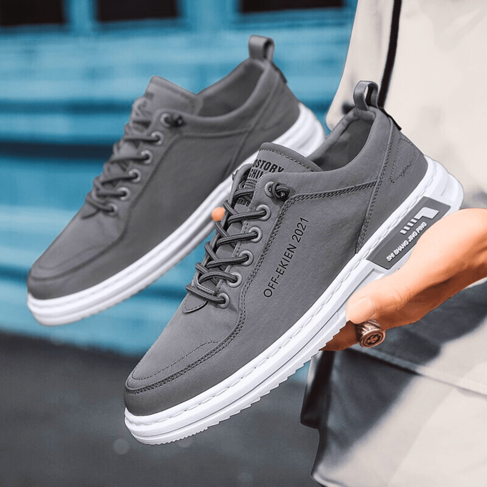 STRUCTURED SNEAKERS FOR MEN