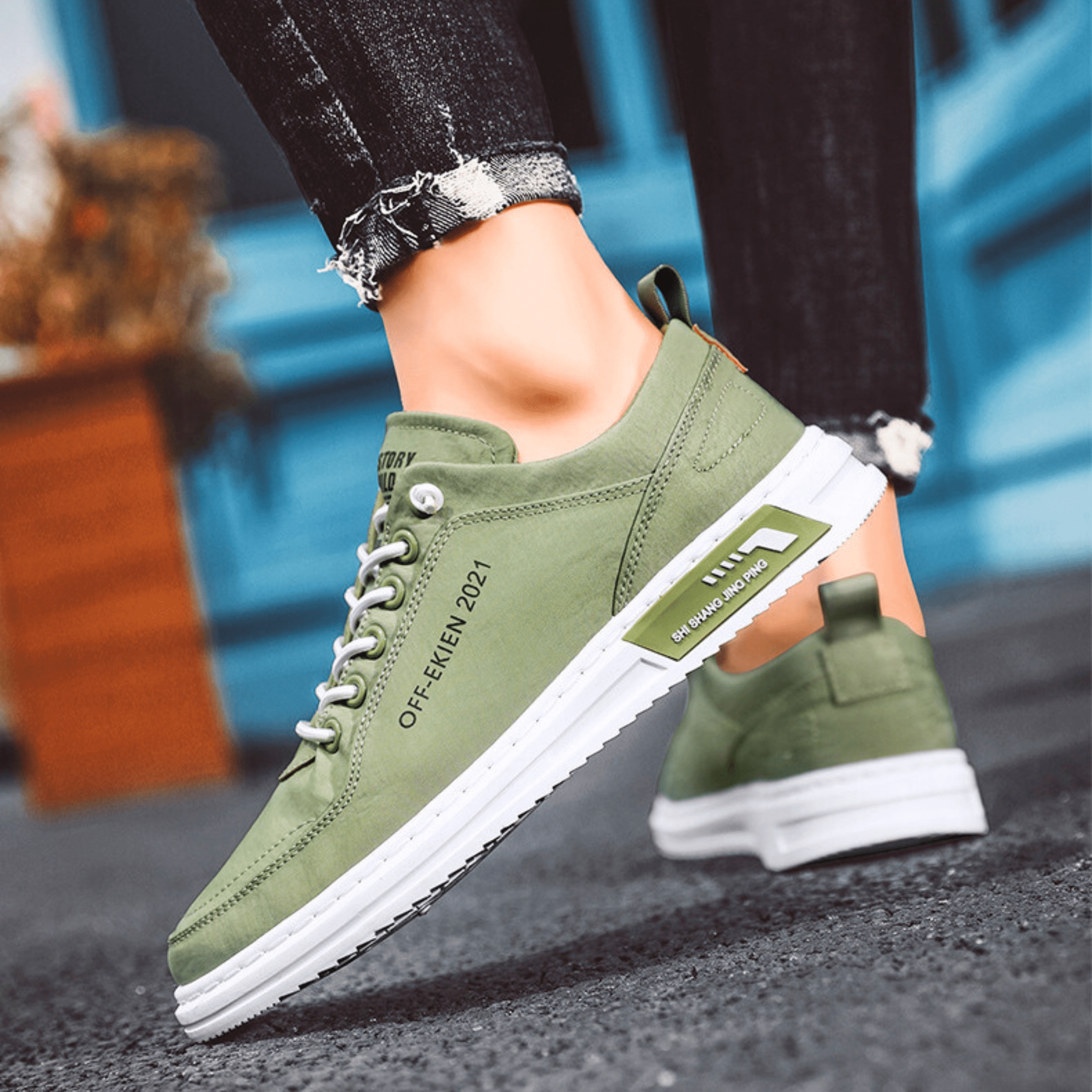 STRUCTURED SNEAKERS FOR MEN