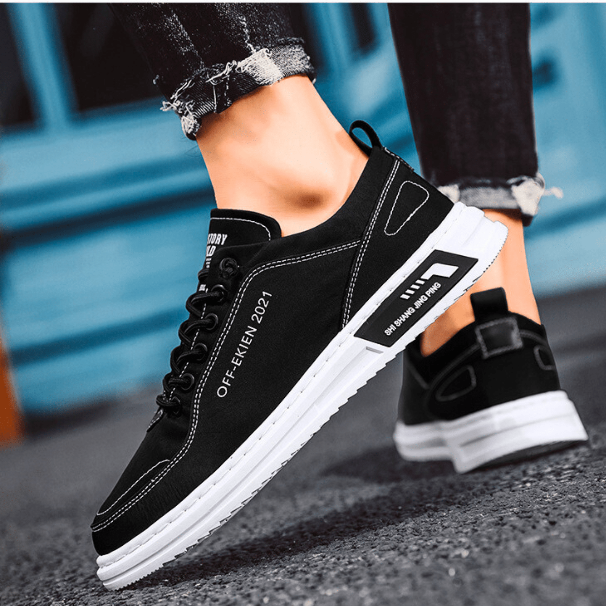 STRUCTURED SNEAKERS FOR MEN