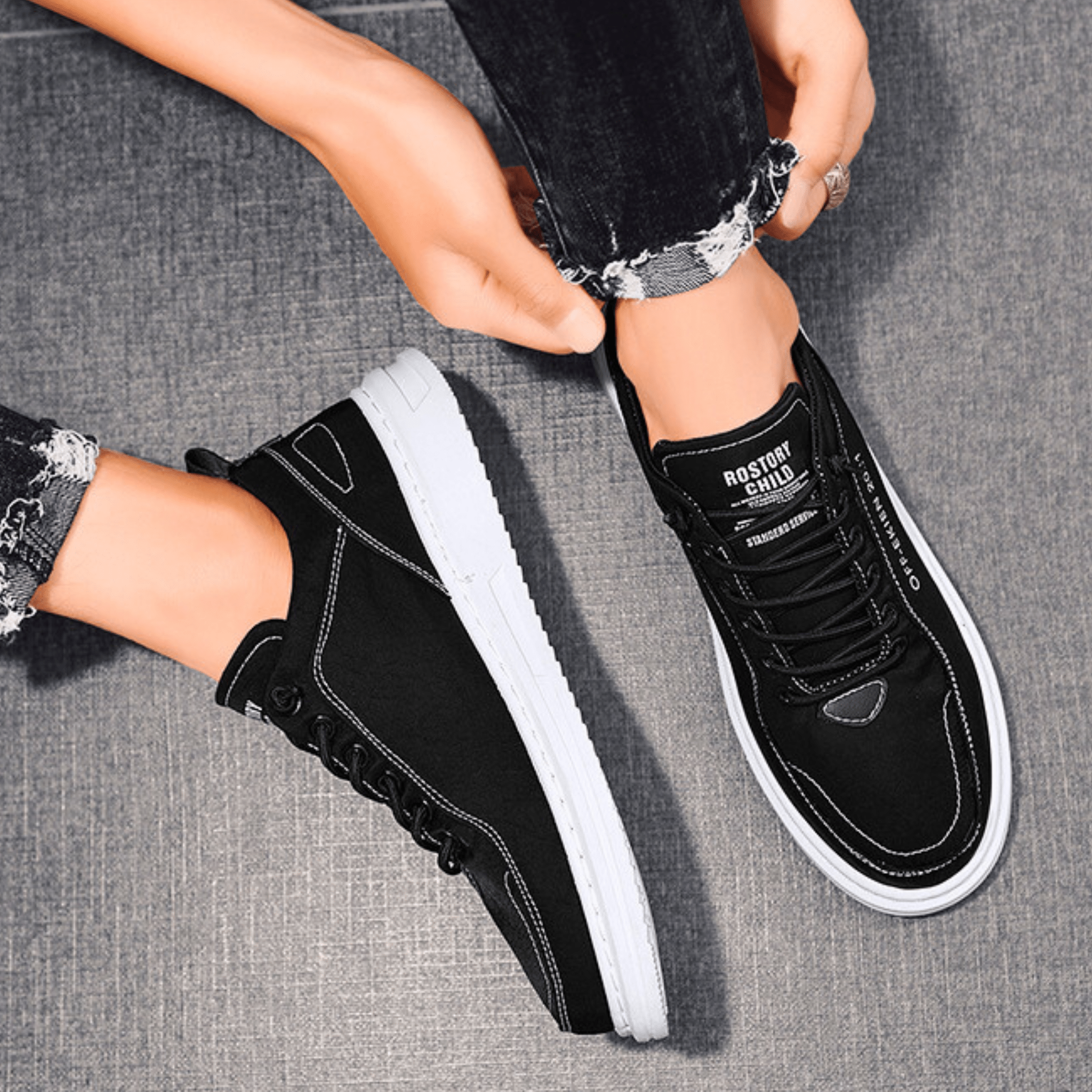STRUCTURED SNEAKERS FOR MEN