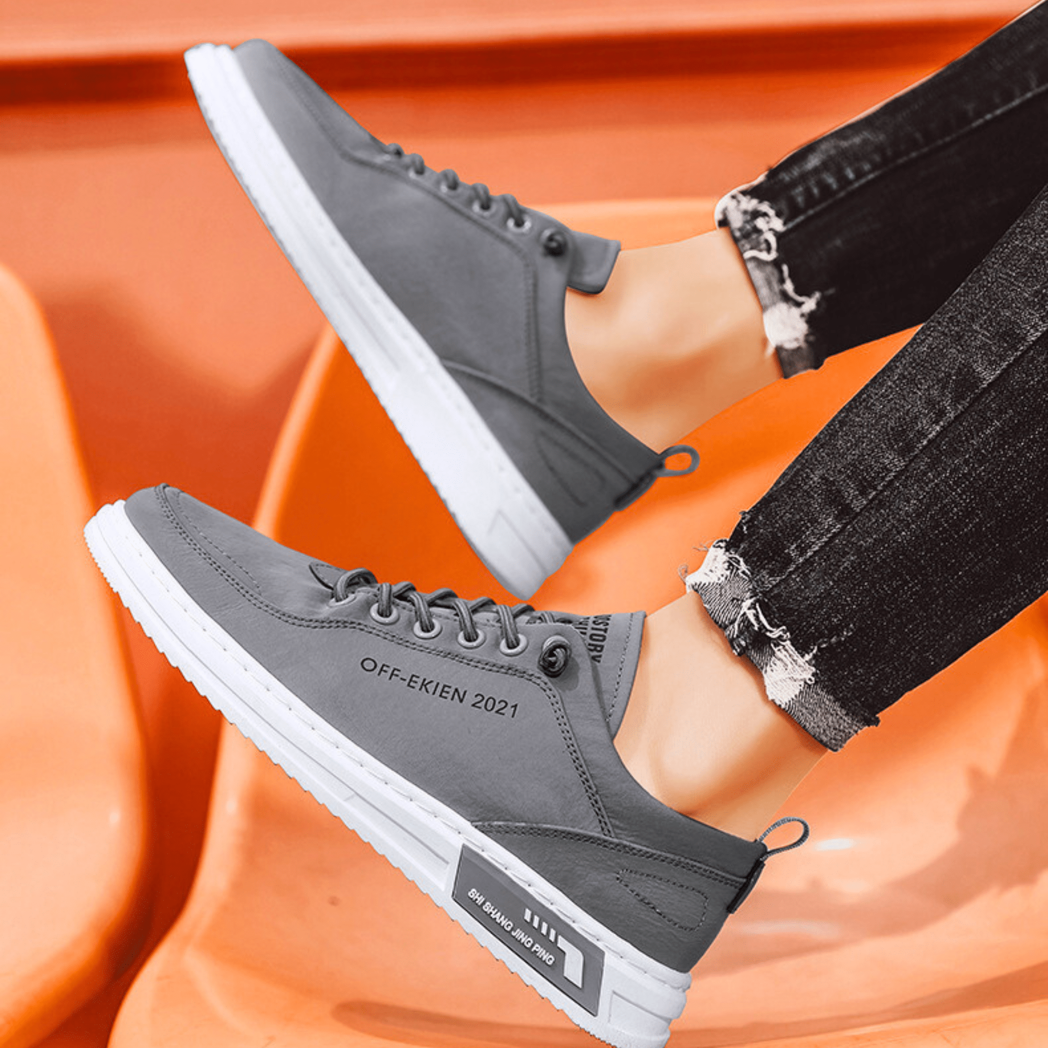 STRUCTURED SNEAKERS FOR MEN