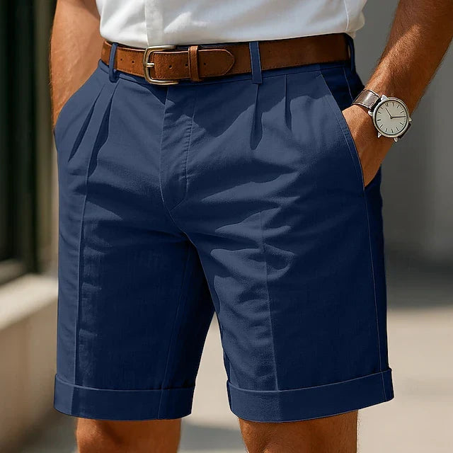 PLEATED SHORTS FOR MEN